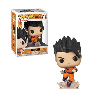 Figura Funko Pop de Gohan da série Dragon Ball Z com caixa