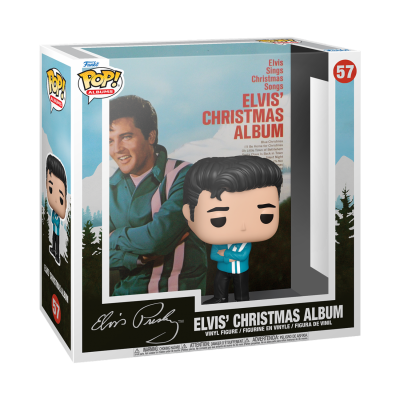 Figura de vinil Pop! de Elvis Presley com caixa do álbum Christmas Album