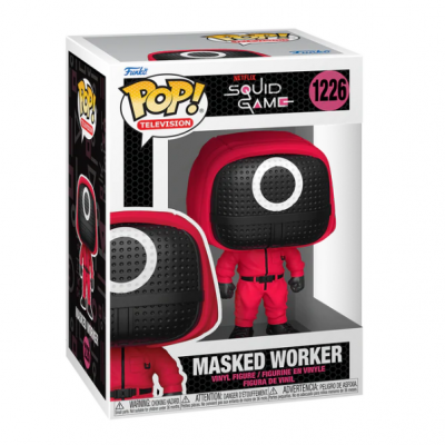 Funko Pop Masked Worker Squid Game embalagem