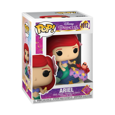 Figura POP! de Ariel da Disney Princess com embalagem número 1012