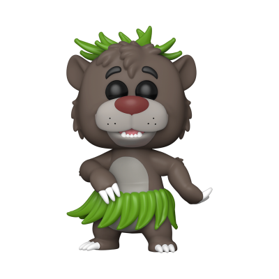 Figura de vinil personagem com bananas verdes e pele castanha