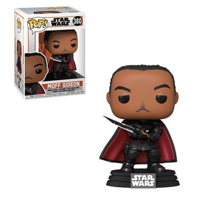 Figura Funko Pop Moff Gideon Star Wars 380 em vinil com capa vermelha