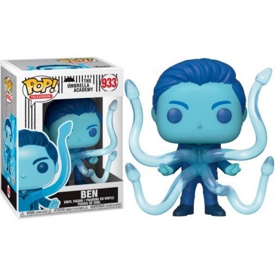 Figura Funko Pop! Ben The Umbrella Academy vinil azul com tentáculos