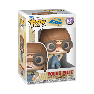 Funko Pop Young Ellie vinil em caixa branca colorida
