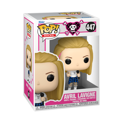 Figura Funko Pop Avril Lavigne na caixa