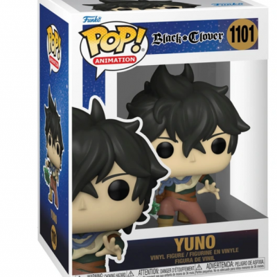 Funko Pop! Animation Yuno Black Clover 1101 em caixa transparente
