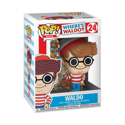 Figura Funko Pop! de Waldo da coleção Where's Waldo? na caixa