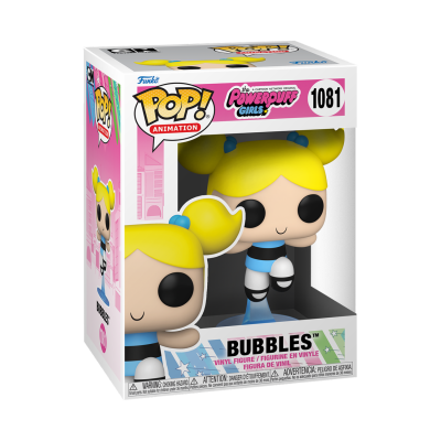 Figura Funko Pop! da personagem Bubbles das Meninas Superpoderosas em caixa