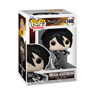 Figura Funko Pop! Animation Mikasa Ackermann Attack on Titan em caixa