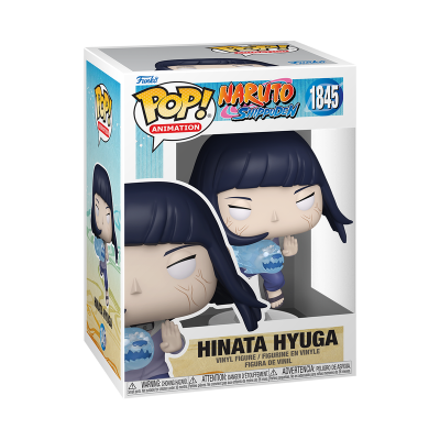 Figura Vinil Hinata Hyuga Naruto Shippuden na caixa