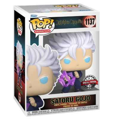 Figura Funko Pop! Satoru Gojo Jujutsu Kaisen na caixa