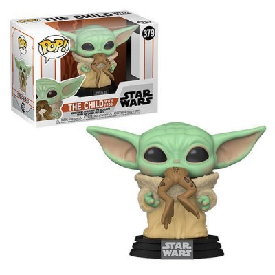 Figura Funko Pop The Child with Frog Star Wars com embalagem