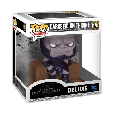Funko Pop Darkseid on Throne na embalagem