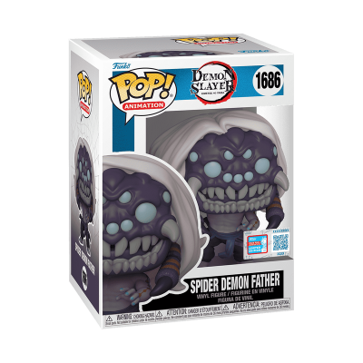 Figura Funko Pop! Spider Demon Father da série Demon Slayer em caixa
