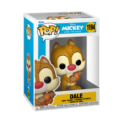 Figura Funko Pop! de Dale da Disney Mickey and Friends na embalagem