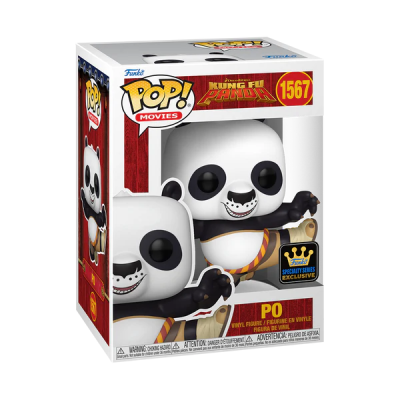 Figura Funko Pop! Po de Kung Fu Panda na embalagem