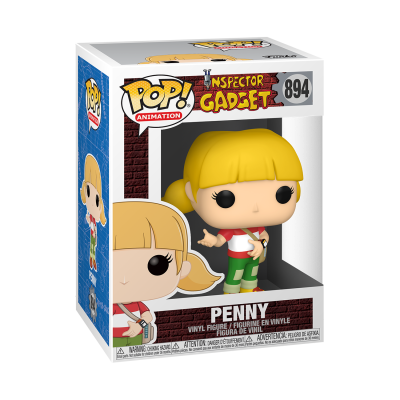 Figura de vinil POP Animation Penny de Inspector Gadget na caixa