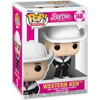 Figura Funko Pop! Western Ken com chapéu branco na embalagem