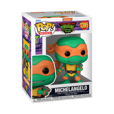 Figura de vinil Funko Pop! de Michelangelo das Teenage Mutant Ninja Turtles na embalagem