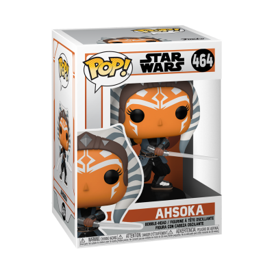 Figura Funko Pop! de Ahsoka de Star Wars na embalagem