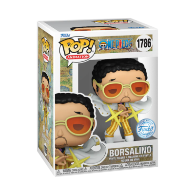 Figura Funko Pop! Borsalino One Piece número 1786 em embalagem