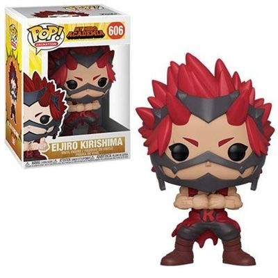 Figura Funko Pop! de Ejirou Kirishima da série My Hero Academia com caixa