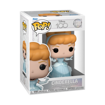 Funko Pop! Cinderella número 1318 em caixa com janela transparente