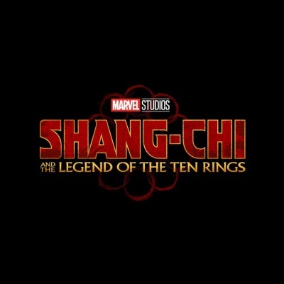 Logótipo do filme Shang-Chi da Marvel Studios com fundo preto