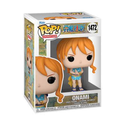 Figura Funko Pop Onami One Piece na caixa