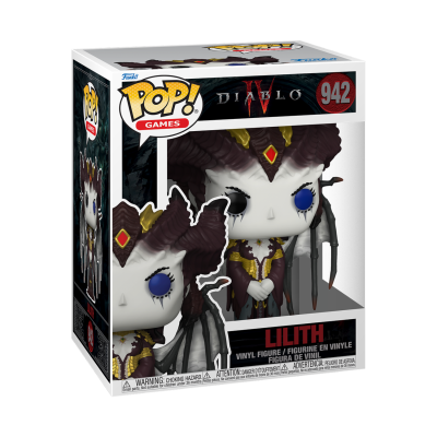 Figura de vinil Funko Pop! Lilith de Diablo IV na embalagem