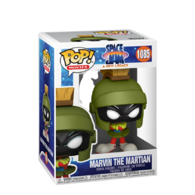 Figura Funko Pop! Marvin the Martian em caixa da coleção Space Jam