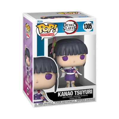 Boneco Funko Pop! Kanao Tsuyuri da série Demon Slayer na caixa