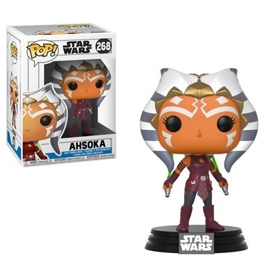 Figura Funko Pop de Ahsoka de Star Wars com caixa
