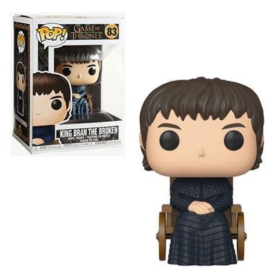 Figura Funko Pop! King Bran The Broken Game of Thrones na sua caixa