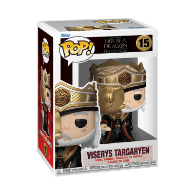 Figura Funko Pop Viserys Targaryen da série House of the Dragon