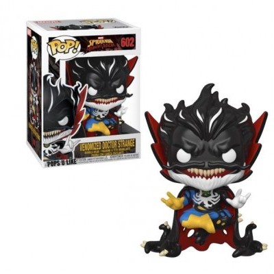 Figura Funko Pop! Venomized Doctor Strange Spider-Man n.º 602 em caixa