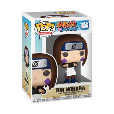 Figura de vinil Funko Pop! Rin Nohara de Naruto Shippuden na caixa