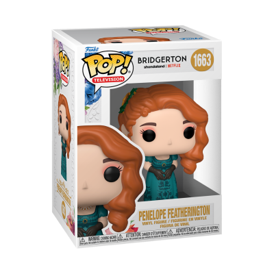Figura Funko Pop! Penelope Featherington da série Bridgerton na caixa