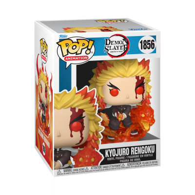Figura Funko Pop! Kyojuro Rengoku Demon Slayer dentro da caixa