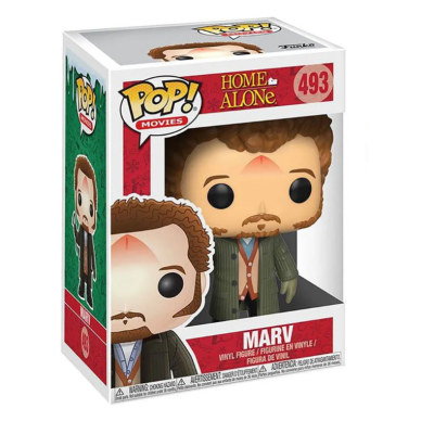 Figura de vinil Pop! Movies Marv de Home Alone na caixa