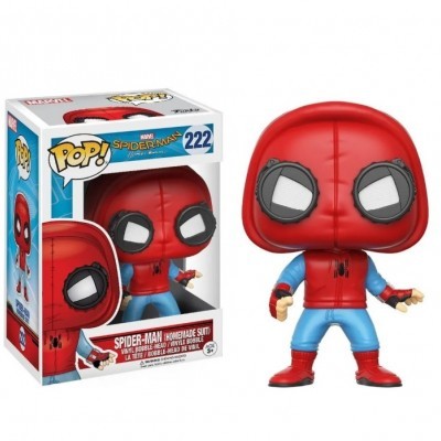Figura Funko Pop! Spider-Man com roupa caseira e caixa