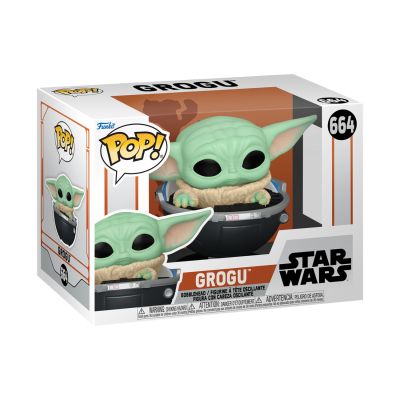 Funko Pop! Grogu Star Wars número 664 dentro de embalagem