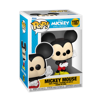 Figura de vinil Mickey Mouse em caixa Pop! Disney número 1187