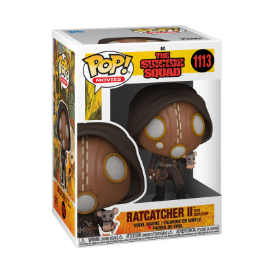 Figura Funko Pop! Ratcatcher II do filme The Suicide Squad na caixa
