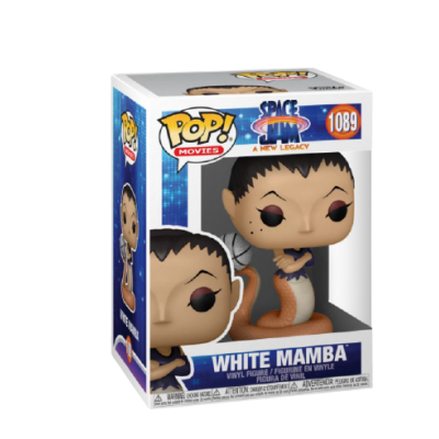 Figura Funko Pop! White Mamba do Space Jam na embalagem