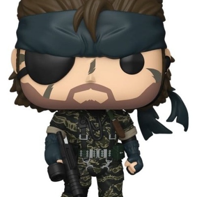Figura Funko Pop soldado com roupa camuflada e bandana preta