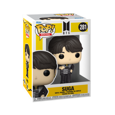 Figura Funko Pop Rocks de vinil Suga BTS número 281