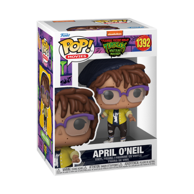 Figura Funko Pop! de vinil 'APRIL O'NEIL' da TMNT dentro de embalagem