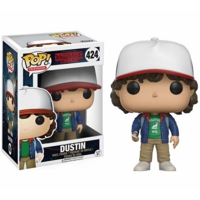Funko Pop! de Dustin de Stranger Things com caixa