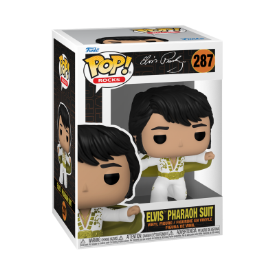 Figura Funko Pop! Elvis Presley Pharaoh Suit na embalagem